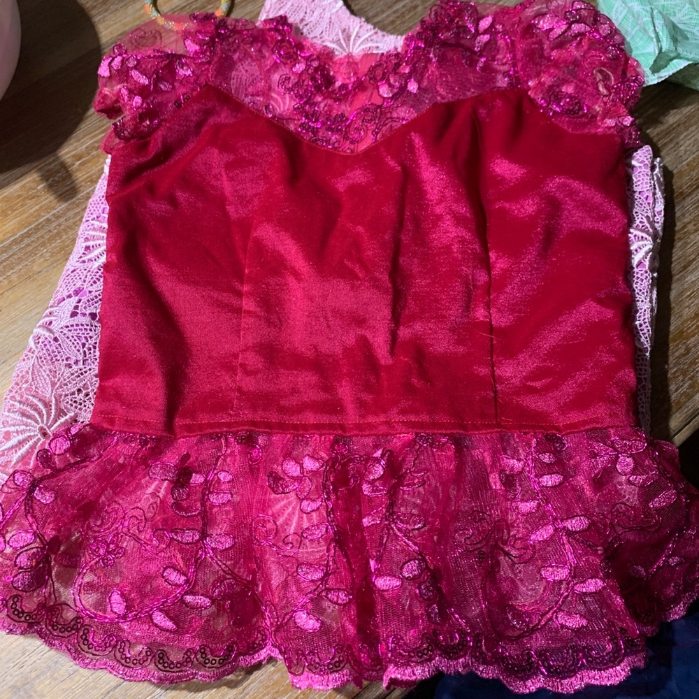 Little girls lace top